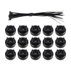 Universal Automotive Trim Removal Tool & Fastener Clip Set – Car Door Panel Pry Tools with Replacement Retainer Clips