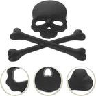 Skull Face Mask with Crossed Bone Accessories – Halloween Costume Party Novelty Prop for Cosplay, Dress-Up & Decorations