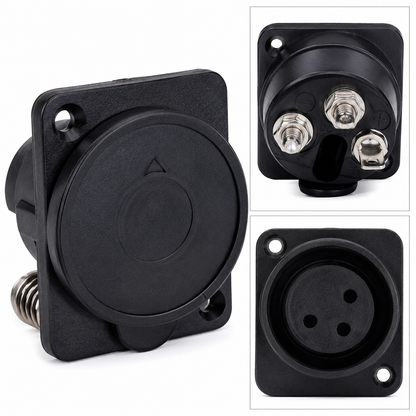 12V Universal Car Power Socket – Automotive Cigarette Lighter DC Outlet with Mounting Bracket