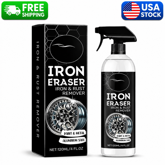 Iron Eraser Rust Remover Spray, Car Wheel Paint Brake Dust Fast Cleaner 120ML