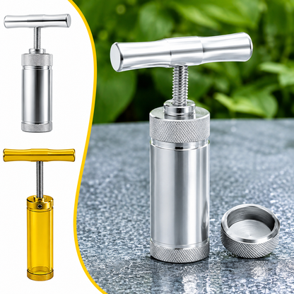 Mini Manual Stainless Steel Piston Pump – Compact Hand-Operated Liquid Transfer Pump with T-Handle
