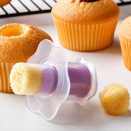 Cupcake Corer & Filling Tool – Easy Dessert Core Remover for Cupcakes, Muffins and Pastries