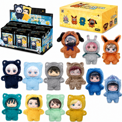 Cute Animal Character Mini Plush Toy – Adorable Stuffed Doll Collectible, Colorful Novelty Gift for Kids & Plush Toy Lovers