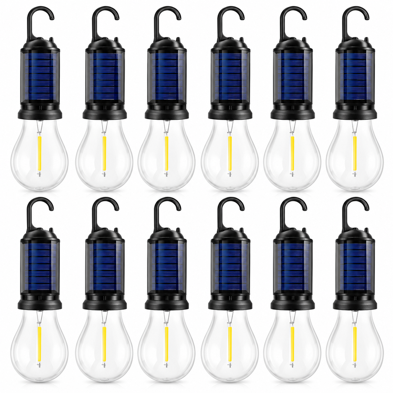 LED Light Bulbs with Metal Hook Base – Energy Saving Decorative Hanging Bulbs, Multi Pack