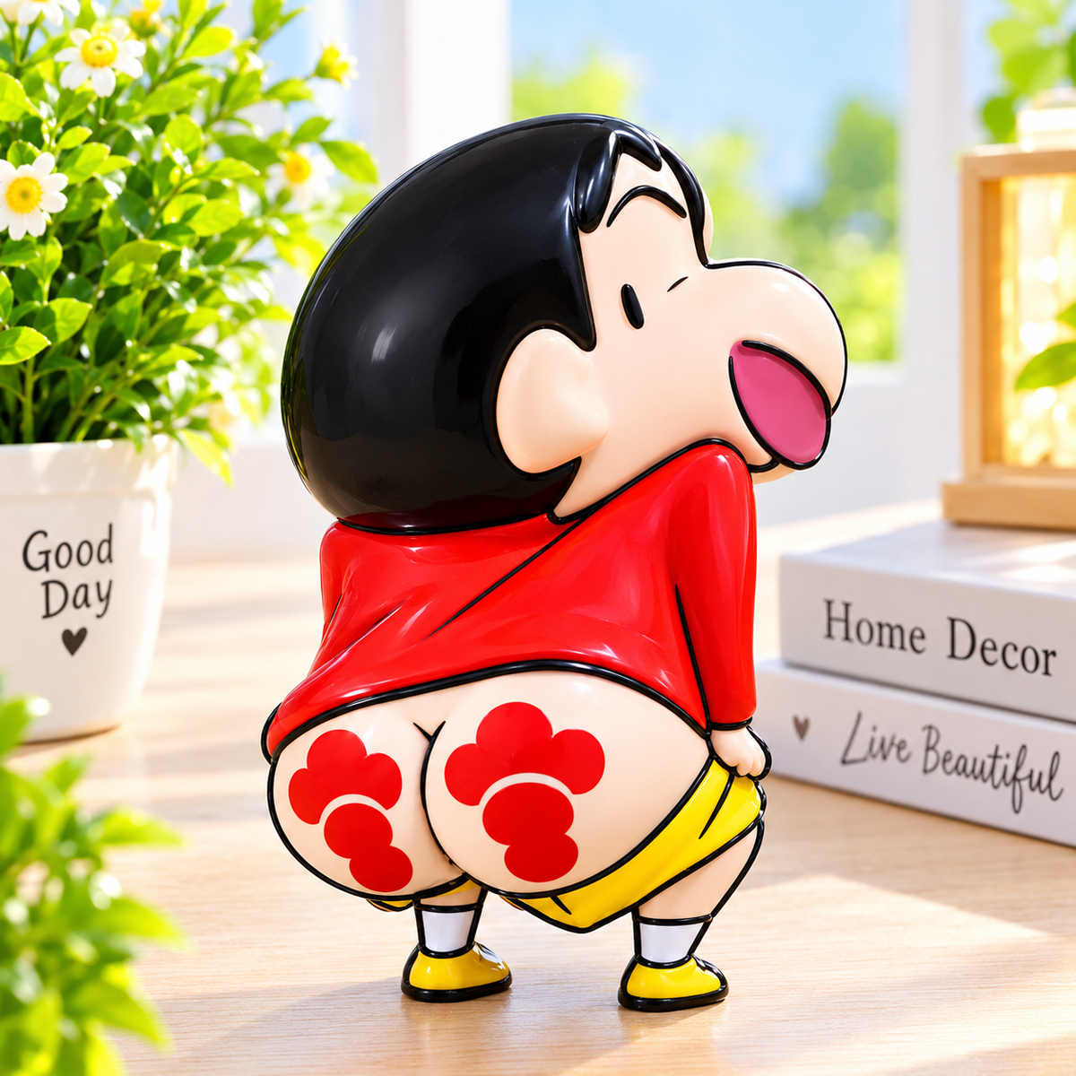 Shin Chan Cartoon Coral Fleece Hand Towel Kitchen Bathroom Quick Dry