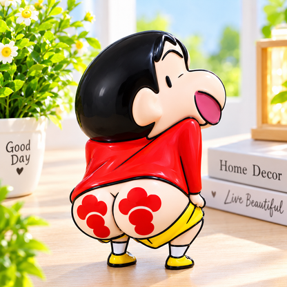 Shin Chan Cartoon Coral Fleece Hand Towel Kitchen Bathroom Quick Dry