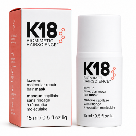K18 Biomimetic Hairscience Leave-In Molecular Repair Hair Mask 0.5oz/15ml