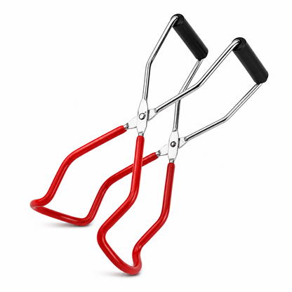 YCNNU Canning Supplies Jar Lifter Tongs for Home Kitchen Large, Red
