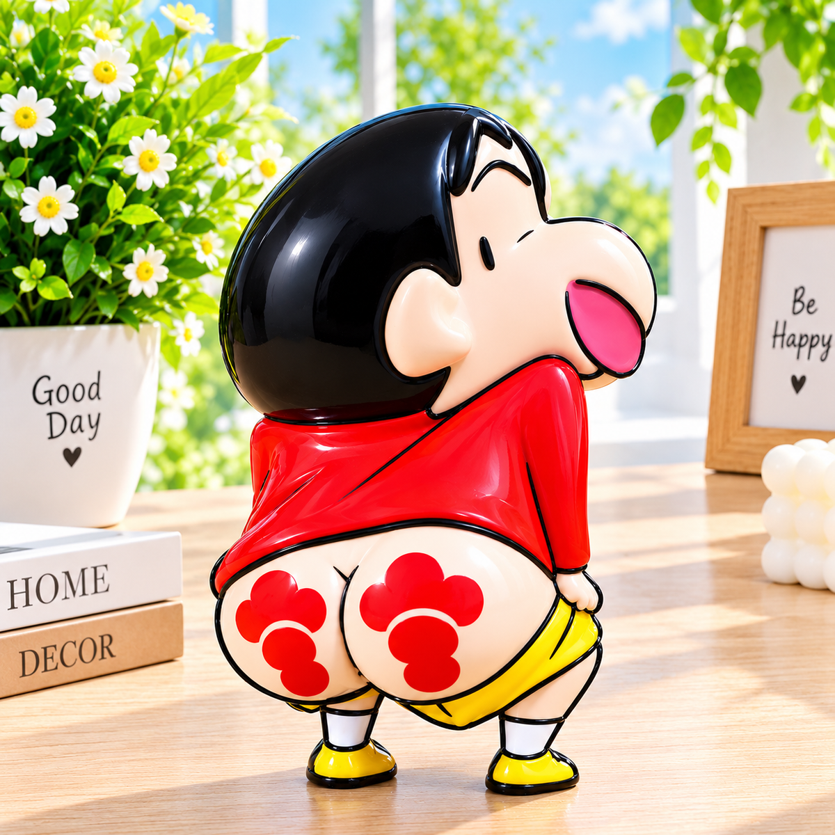 Shin Chan Cartoon Coral Fleece Hand Towel Kitchen Bathroom Quick Dry