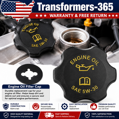 Premium Engine Oil Filler Cap – Durable Automotive Oil Tank Cover Replacement for Compatible Vehicles
