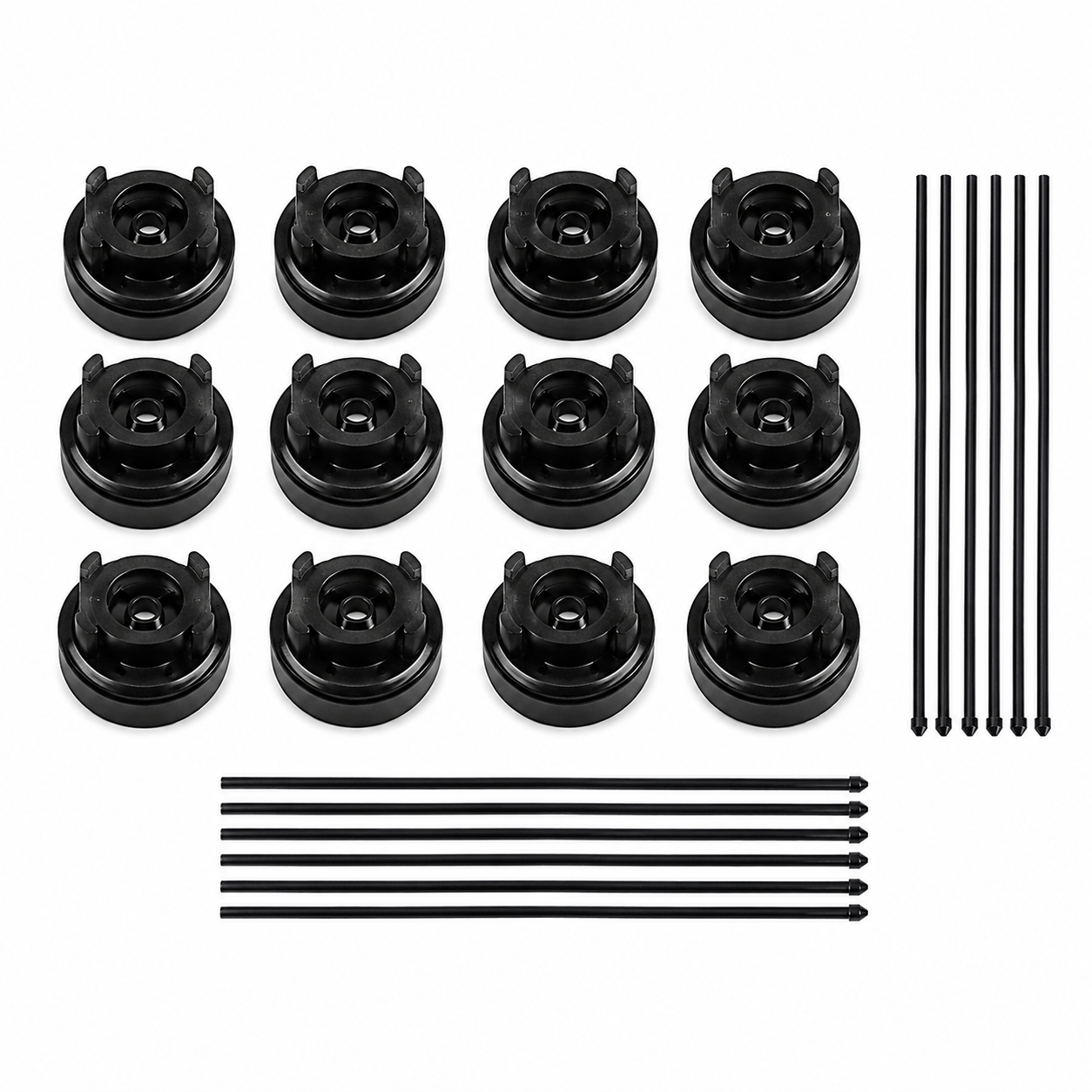 Universal Automotive Trim Removal Tool & Fastener Clip Set – Car Door Panel Pry Tools with Replacement Retainer Clips