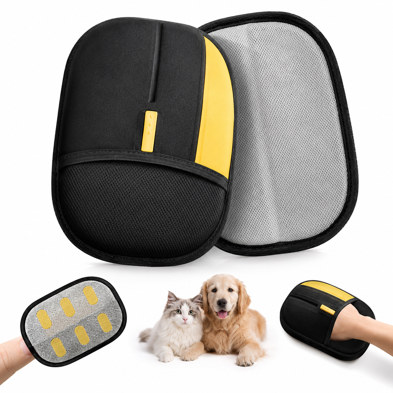 Share Cat Hair Remover Furniture,Electrostatic Pure Path Pet Dog Hair Remover Glove...