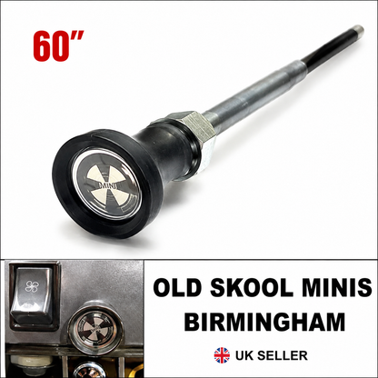Universal Classic Car Choke Cable Pull Twist & Lock 60" Long Mini Kit Car BMC