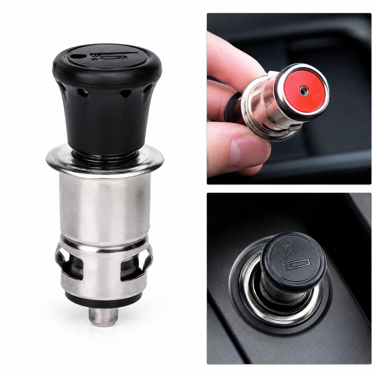 1Pc Car Parts Cigarette Lighter Heater Adapter For Replacement Plug Accessories