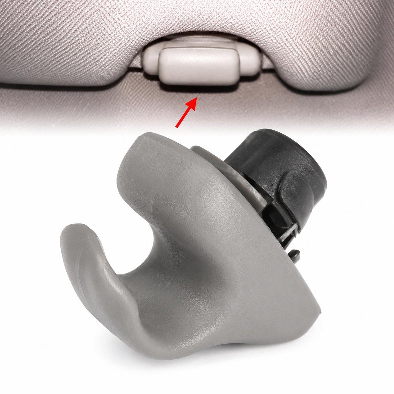 Car Sun Visor Clip Replacement – Universal Sun Visor Retainer Holder Hook Mount for Automotive Interior
