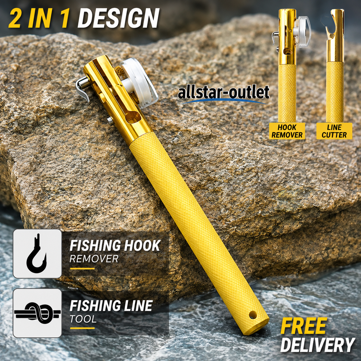 Fishing Knot Quick Tying Tool Line Clipper Snip Hook Nipper Tie Knotter Outdoor