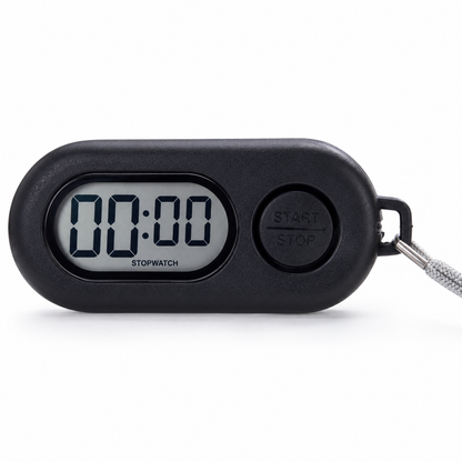 Digital Stopwatch Timer with Lanyard – Electronic Sports Timer, Handheld Chronograph & Time Counter