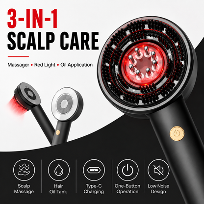 -in-1 Electric Scalp & Body Massager – Multi-Function Personal Care Device