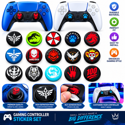 2x Silicone Thumb Grip Caps Analog Stick Covers for PS5 PS4 Xbox Switch Game