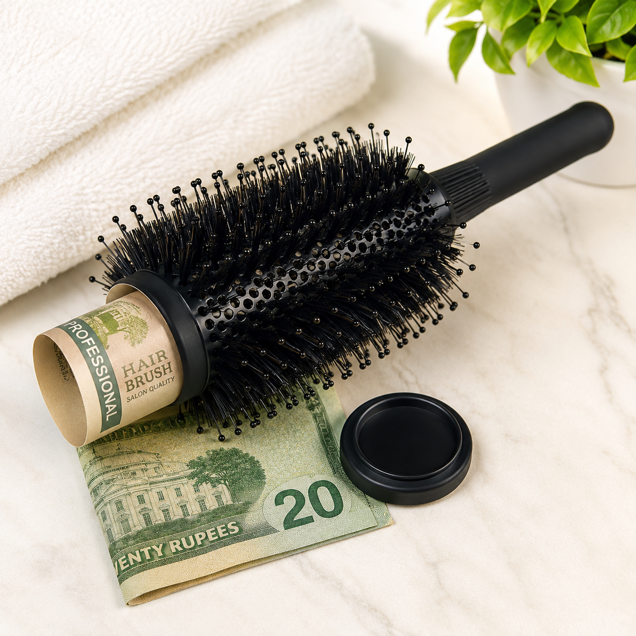 Hair Brush Hidden Stash Safe Secret Compartment Diversion Travel Security Safe*