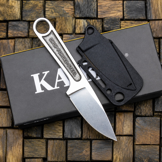 Ka-Bar Wrench Fixed Knife 3" Blade 425 Carbon Steel One Piece free shipping.