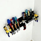 Tool Rail Rack Holder Screwdriver Organizer Wall Mount Hanger Shelf for Garage
