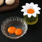 Flower Egg Yolk Separator & Egg White Strainer – Reusable Kitchen Baking Tool