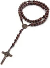 Classic Beaded Rosary Prayer Beads with Cross Pendant – Traditional Religious Devotional Prayer Necklace for Personal Use, Prayer & Gift