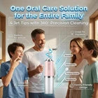 Portable Cordless Oral Irrigator Water Flosser – Rechargeable Dental Cleaner with Multiple Nozzles