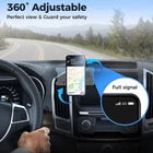 Compact Magnetic Phone Holder for Car Dashboard & Desk – Sleek Low-Profile Smartphone Mount