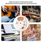 Circle of Fifths Music Theory Wheel – Rotating Wooden Musical Key & Chord Reference Tool for Students, Teachers, Musicians & Beginners