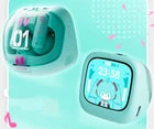 Hatsune Miku CUBE FACE LCD Touchscreen Wireless Bluetooth Earbuds – Cute Anime TWS Earphones with Interactive Display