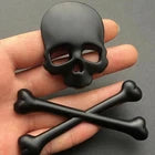 Skull Face Mask with Crossed Bone Accessories – Halloween Costume Party Novelty Prop for Cosplay, Dress-Up & Decorations