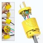 10Pcs Yellow Car Trim Clips – Automotive Plastic Screw Grommet Fasteners for Body Panels, Mouldings & Interior Trim
