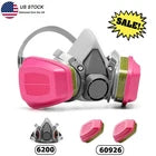 6200 3 Piece Suite Respirator Painting Spraying Face Gas Mask Facepiece 60926