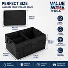 Car Trunk Organizer – Foldable Multi-Compartment Cargo Storage Box for SUV, Sedan, Truck & Travel