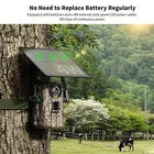 Solar Powered Trail Camera – Outdoor Wildlife Game Camera with Built-In Solar Panel, Night Vision & Motion Detection