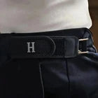 2Pcs Adjustable Buckleless Belt Hook Elastic Velcro Waist Buckle Waist Belt For