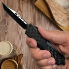 Compact Folding Utility Knife with Textured Grip – Portable Outdoor Cutting Tool