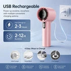 Portable Mini Hair Dryer – Compact Handheld Blow Dryer with Powerful Airflow, Lightweight Design & Stylish Pink Finish for Home, Travel & Personal Hair Care