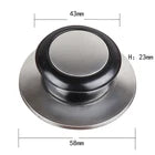 2 Pcs Universal Pot Lid Handles – Stainless Steel Replacement Knobs for Cookware, Pan & Saucepan Lids