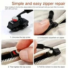 Share 12 Pack Universal Quick Fix Zipper Repair Kit Detachable Slider Replacement