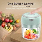 Mini Electric Food Chopper – Portable USB Rechargeable Garlic, Vegetable & Spice Grinder