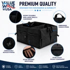Car Trunk Organizer – Foldable Multi-Compartment Cargo Storage Box for SUV, Sedan, Truck & Travel