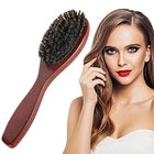 Professional Paddle Hair Brush for Women & Men – Detangling Hairbrush with Soft Bristles, Ergonomic Wooden Handle for Smooth, Shiny & Easy Hair Styling