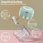 Mini Electric Food Chopper – Portable USB Rechargeable Garlic, Vegetable & Spice Grinder