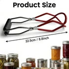 YCNNU Canning Supplies Jar Lifter Tongs for Home Kitchen Large, Red
