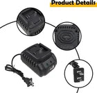 21V Battery Charger Universal Charger Portable Electric Tool Charging Station US