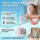 Portable Cordless Oral Irrigator Water Flosser – Rechargeable Dental Cleaner with Multiple Nozzles