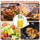 Large Capacity Cooking Oil Sprayer & Dispenser Bottle – Refillable Manual Oil Mister with Ergonomic Handle for Cooking, Grilling, Baking & Salad
